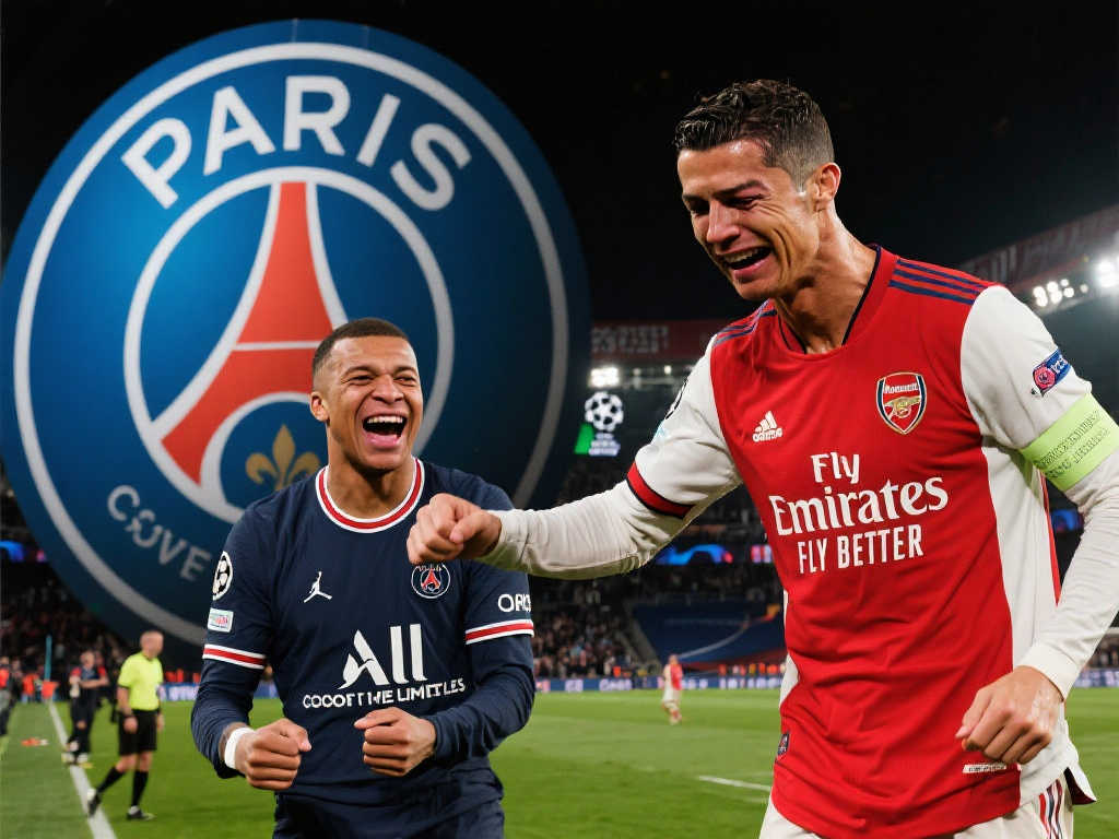 足坛一夜悲欢：巴黎挺进欧冠决赛，阿森纳赛季无冠，C罗黯然失意